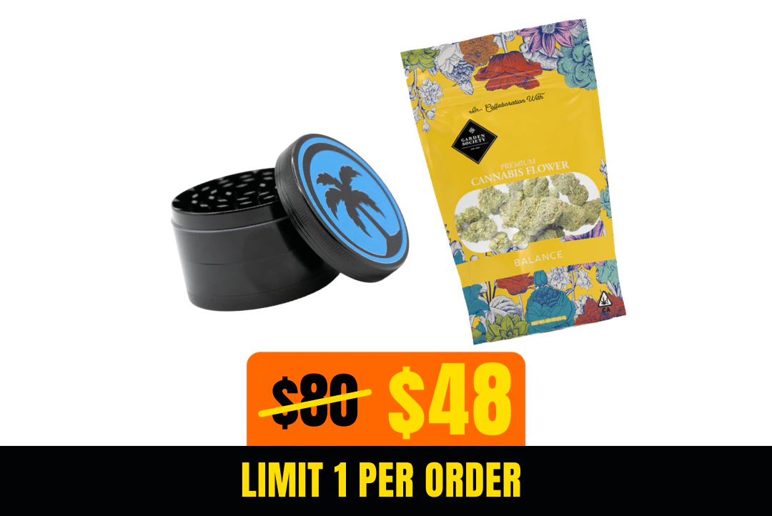 The Garden Society - 40% off 14g Flower + Grinder Bundle Main Image