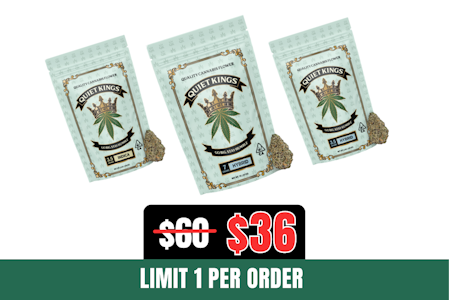 Quiet Kings - 40% off 14g Quiet Kings Emerald Haze Bundle