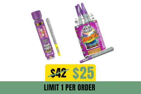 HIGH 90s - 40% off 3.5g High 90’s Pre-Roll Bundle