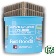 Silverhawk OG, Sun Moss, Guava Gelato, and Royal Purple Pre-Rolls | 0.5g 40pk