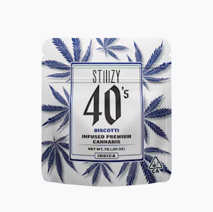 STIIIZY - Stiiizy - Infused Flower - Infused 40's - Indica - Biscotti - (7g)