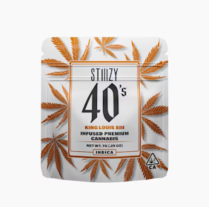 STIIIZY - Stiiizy - Infused Flower - Infused 40's - Indica - King Louis XIII - (7g)