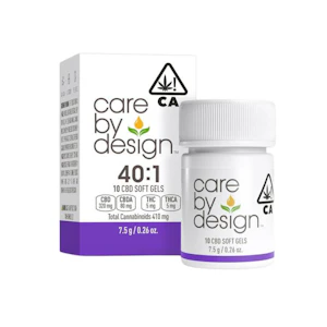 CARE BY DESIGN - 40:1 SOFT GELS (10) - CARE BY DESIGN