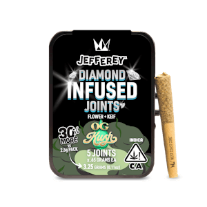WCC - WCC .65g Jefferey Infused 5 Pack OG Kush