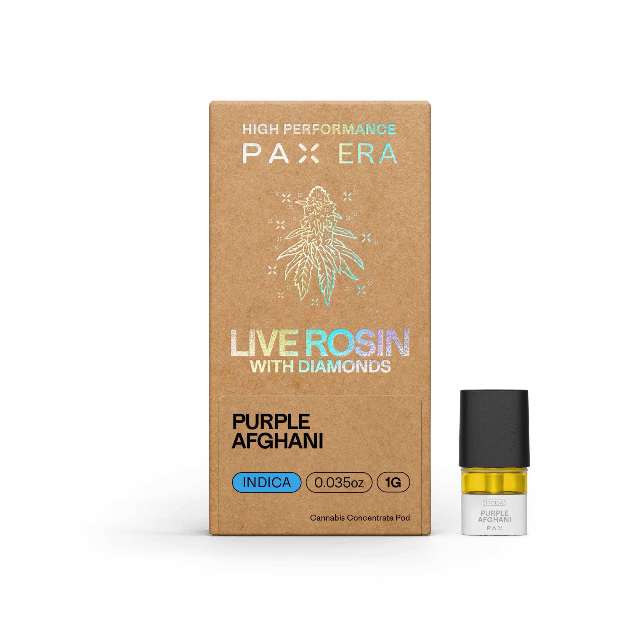 PAX - PAX | Live Rosin with Diamonds - Purple Afghani 1g Main Image