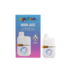 Lift Tickets - Grease Monkey Cured Resin Moon Juice All in One Vape