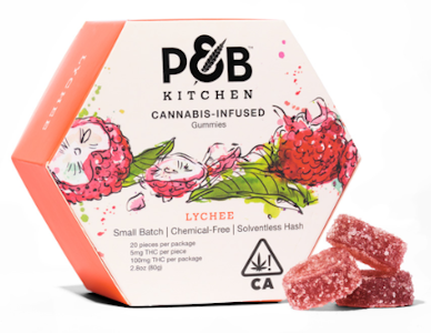 P&B Kitchen - Lychee Gummies 100mg