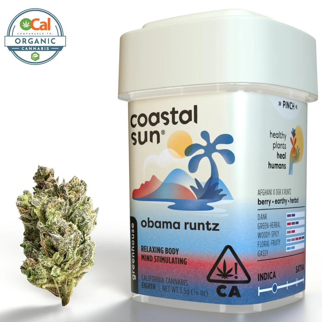 Coastal Sun - Coastal Sun Greenhouse Obama Runtz 3.5g Flower Main Image