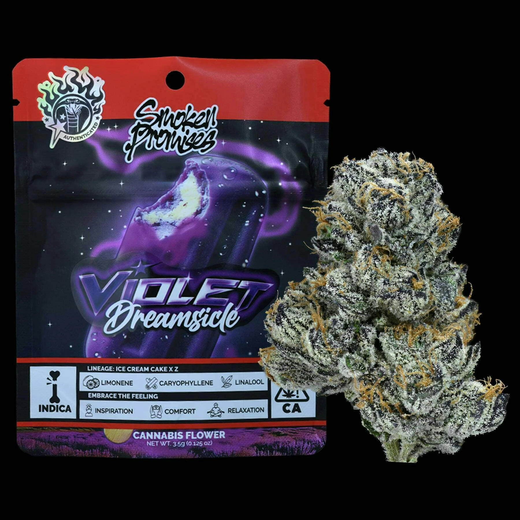Smoken Promises - [Smoken Promises] Flower 3.5g - Violet Dreamsicle (I) Main Image
