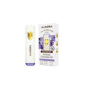 Almora Farm | Disposable | Fruit Live Resin | Grape Ape | 1g