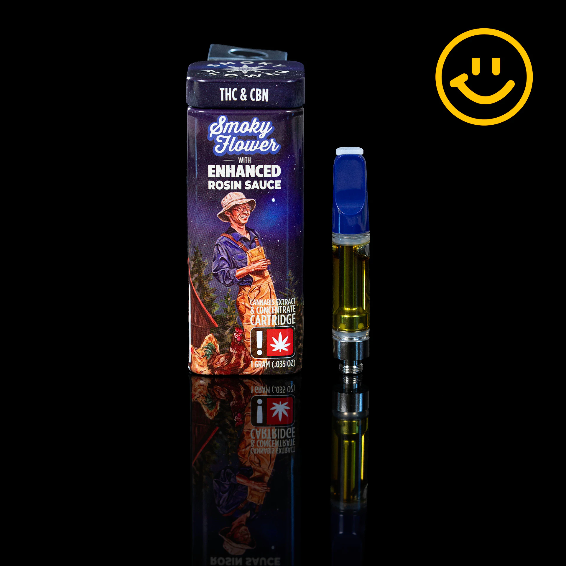 Drops - Smoky Flower | Black Dog Enhanced Rosin Sauce | 1g Main Image