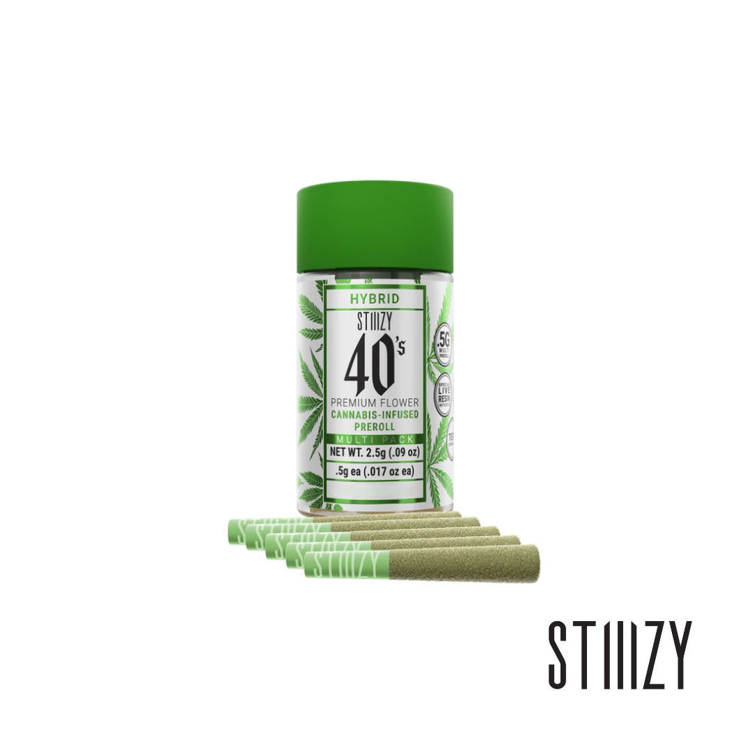 STIIIZY - Stiiizy 40's Joints - Pink Acai 0.5G (ea) 5 Pack Main Image