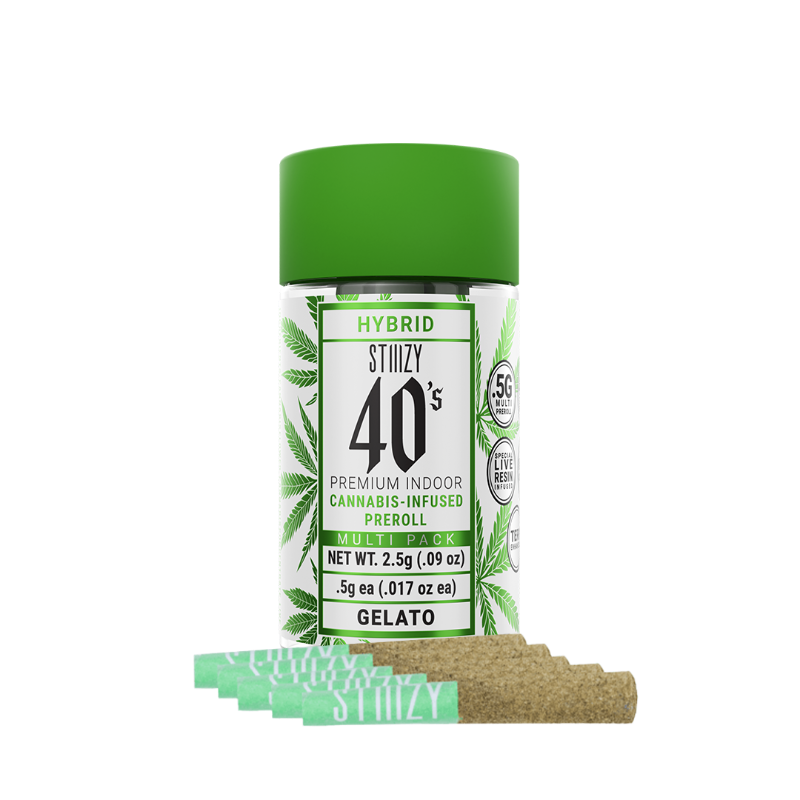 Stiiizy - Gelato 40's Mini Infused Preroll 5pk 2.5g