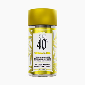 STIIIZY - Stiiizy - Strawnana 40's Mini Infused Preroll 5pk 2.5g