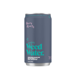 Weed Water - weed water - Cannabis infused sparkling water berry rntz - single case