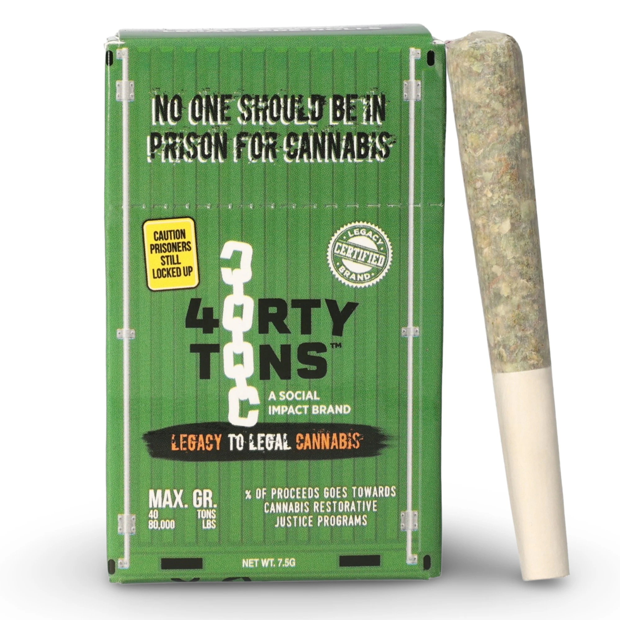 40 Tons - 40 Tons- 10 Pack Prerolls- Sativa Main Image