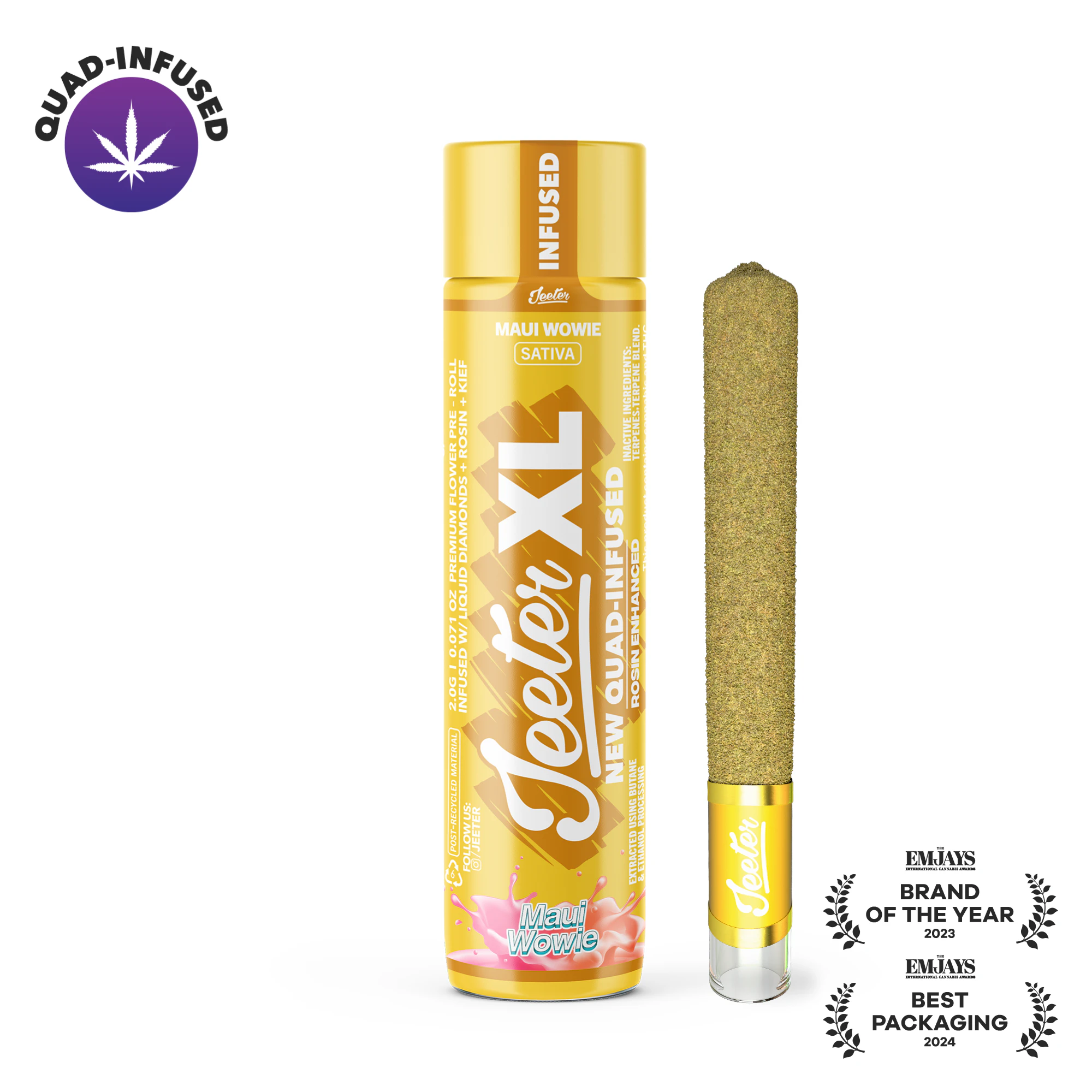Jeeter - Jeeter XL | Maui Wowie | Infused Preroll | 2g ​ Main Image