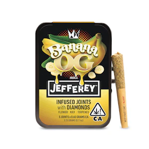 WEST COAST CURE - JEFFEREY INFUSED 5 PACK - BANANA OG .65G - WEST COAST CURE