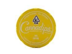 Cannadips - Tangy Citrus Flavor Cannabis Dip Pouches - 500mg