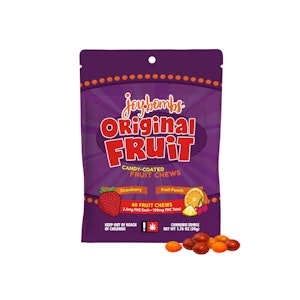 JOYIBLES - Original Fruit "Joy Bombs" Candy-Coated Fruit Chews | 40pc 100mg (THC)
