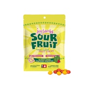Sour Fruit "Joy Bombs" Candy-Coated Fruit Chews Edible | 40pc 100mg (THC)