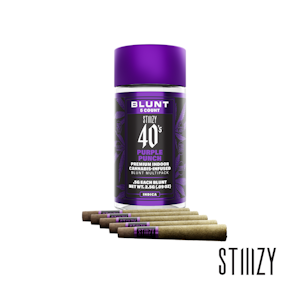 STIIIZY - Stiiizy (.5G) 40‘s Infused Mini Blunt 5 Pack | Purple Punch
