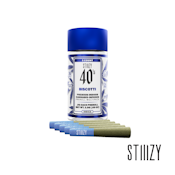 Stiiizy (.5G) 40‘s Infused Preroll 5 Pack | Biscotti
