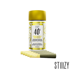 STIIIZY - Stiiizy (.5G) 40‘s Infused Preroll 5 Pack | Pineapple Express