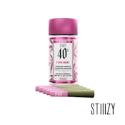 Stiiizy (.5G) 40‘s Infused Preroll 5 Pack | Pink Acai