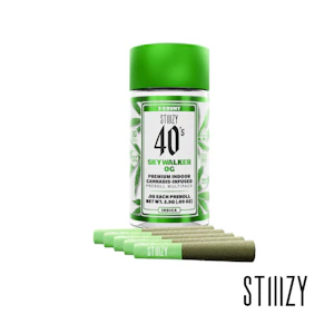 STIIIZY - Stiiizy (.5G) 40‘s Infused Preroll 5 Pack | Skywalker OG