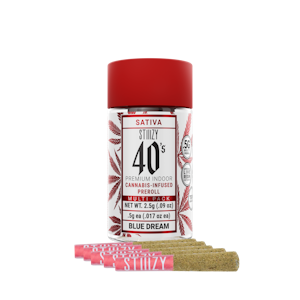 Stiiizy 40's - Blue Dream - Multi Infused Prerolls - 5pk - 2.5g