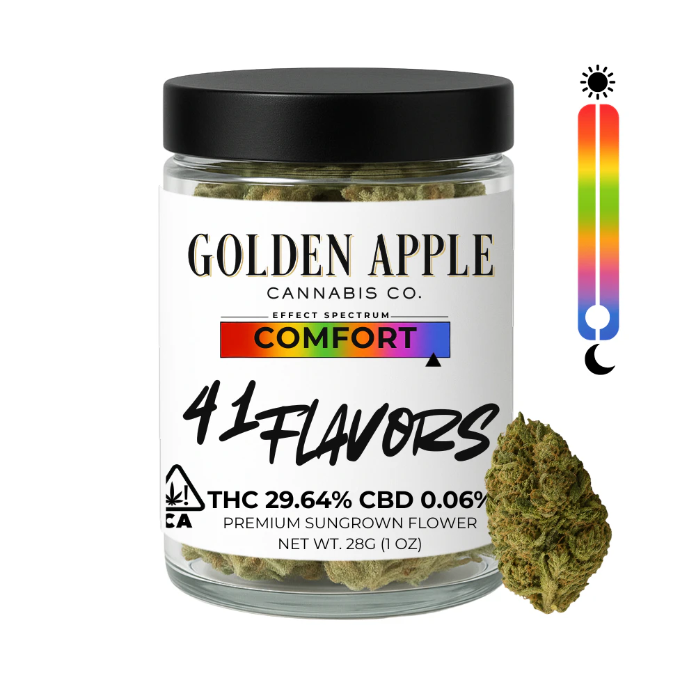 Golden Apple Cannabis Co. - 41 Flavors | Reserve | Indica | 28g Main Image