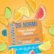 DR NORMS | PAIN RELIEF FULL SPECTRUM - 20PK | CAPSULES | 100MG