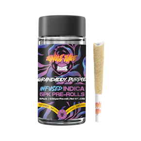 Jungle Juice - Grandaddy Purple - 5 pk (0.5g) Tarantula Pre-Rolls