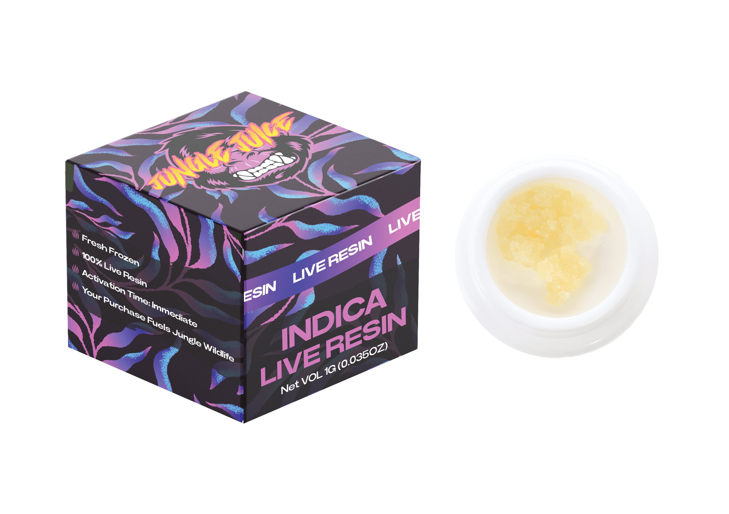 Jungle Juice - GG4 1g Live Resin Concentrate - Indica