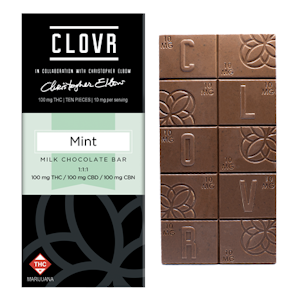 CLOVR - CLOVR - MINT CHOCOLATE BAR 1:1:1 100MG