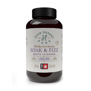 White Lavender Soak & Fizz - 1:1 683mg - High Desert Pure