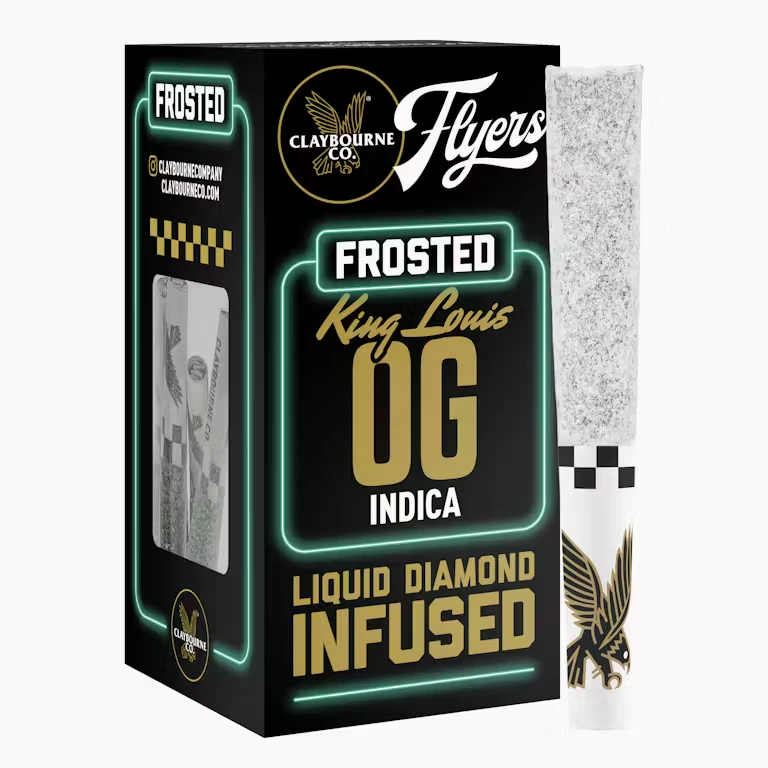 Claybourne Co. - [Claybourne Co.] Frosted Flyers 5 Pack Prerolls - 2.5g - King Louis OG (I) Main Image