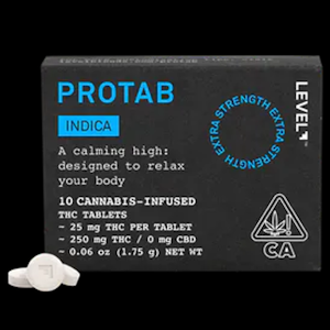 LEVEL+ - LEVEL Protab 10pk 250mg Indica