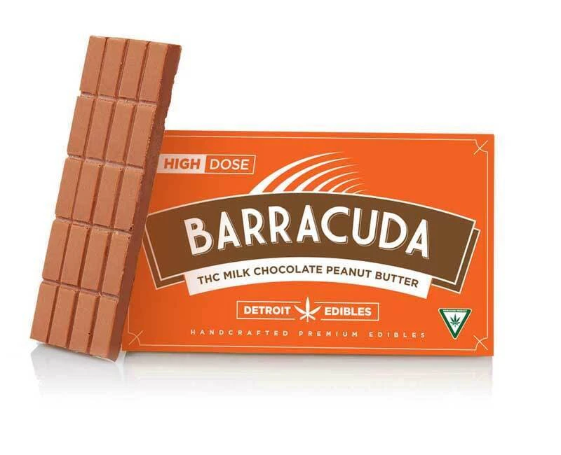 Detroit Edibles - Milk Chocolate Peanut Butter - Chocolate Barracuda Bar Main Image