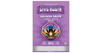 Emerald Sky - Galactic Grape 10:1 THC:CBD Live Rosin Gummies - 110mg