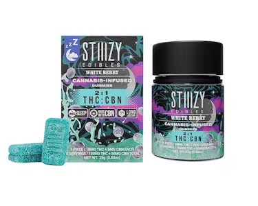 STIIIZY - STIIIZY 150mg 2:1 CBN White Berry Gummies 10ct