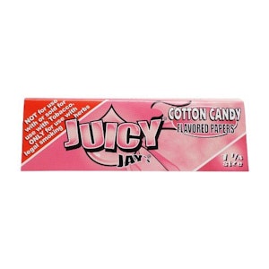 Juicy Jay's - Juicy Jay's - 1 1/4 Cotton Candy Flavored Rolling Papers