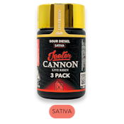 Jeeter - Baby Cannon Live Resin - Sour Diesel - Infused Preroll Pack - 3pk - 1.5g