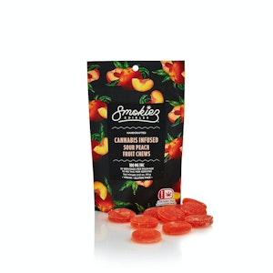 SMOKIEZ - Smokiez Sour Peach THC Fruit Chews 100mg
