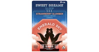 Emerald Sky - Strawberry Slumber 1:1:1 THC:CBD:CBN Sweet Dreams Gummies - 150mg