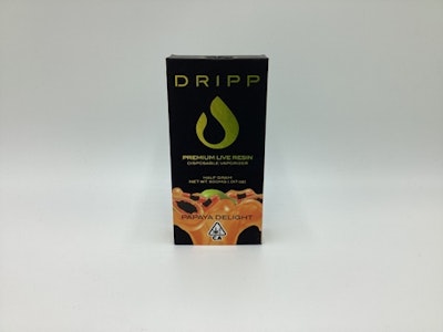 Dripp Live Resin Disposable 0.5 gram (Papaya Delight)