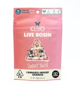 Sweet Tooth 100mg 10 Pack Live Rosin Gummies - CLSICS