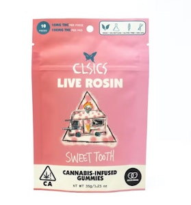 CLSICS - Sweet Tooth 100mg 10 Pack Live Rosin Gummies - CLSICS