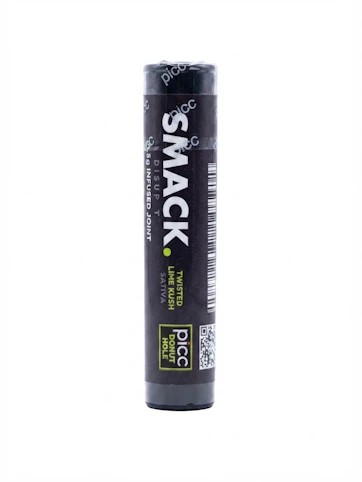 Picc - Twisted Lime Kush -Hybrid-32.70 %THC | .5g (Infused Pre-Roll) | SMACK By Picc   -N9 BACK